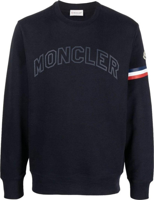 Erkek Logo-Print Cotton Sweatshirt