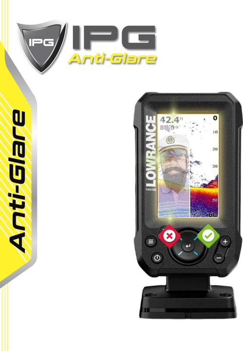 Lowrance EAGLE 4in FishFinder - IPG Anti-Glare Yansıma Önleyici Mat Ekran Koruyucu