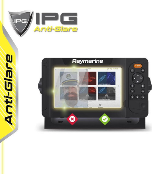 Raymarine Element 7 HV CHIRP Sonar GPS - IPG Anti-Glare Yansıma Önleyici Mat Ekran Koruyucu