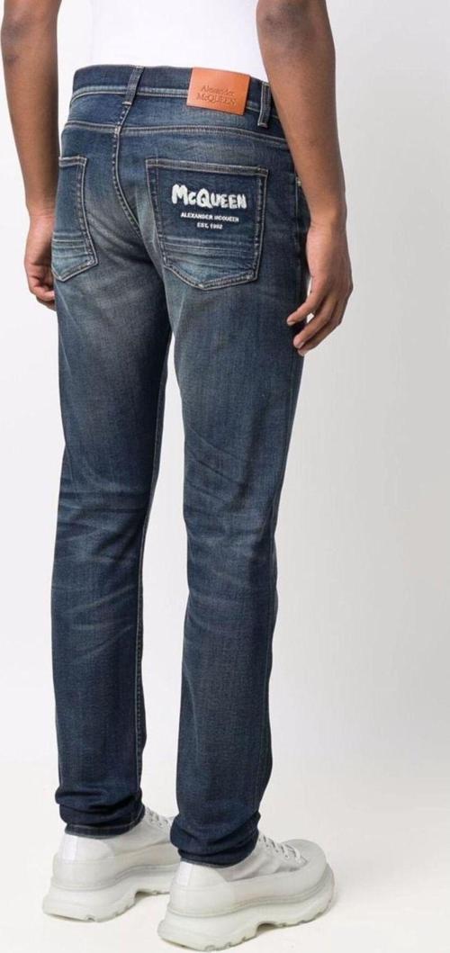 Mavi Logolu Jean Pantolon