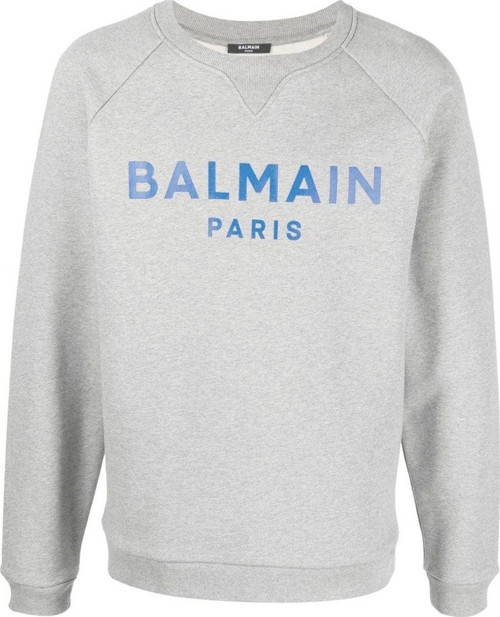 Balmaın Erkek Logo-Print Cotton Sweatshirt