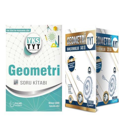Palme Yayınları TYT Geometri Soru Bankası ve Bilgi Sarmal Deneme Seti 2 Kitap