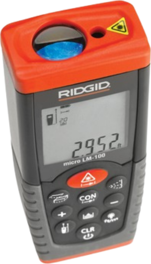 Rıdgıd 36158 Micro LM-100 50mt Mesafe Ölçer Lazer Metre
