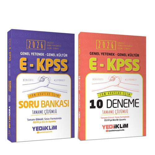 2026 EKPSS Genel Kültür Genel Yetenek Tüm Adaylar İçin Çek Kopart Yaprak Test Yediiklim Yayınları