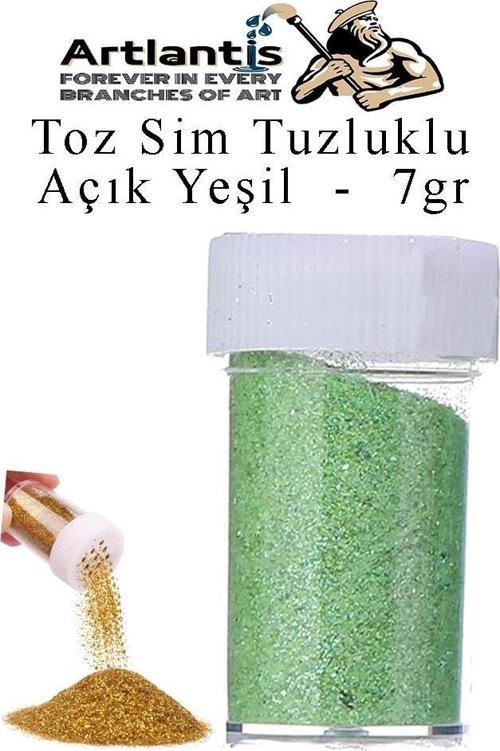 Renkli Toz Sim Tuzluklu 7 gr 1 Adet Renkli Toz Sim Epoksi Reçine Okul Etkinlik Dekarasyon Slime