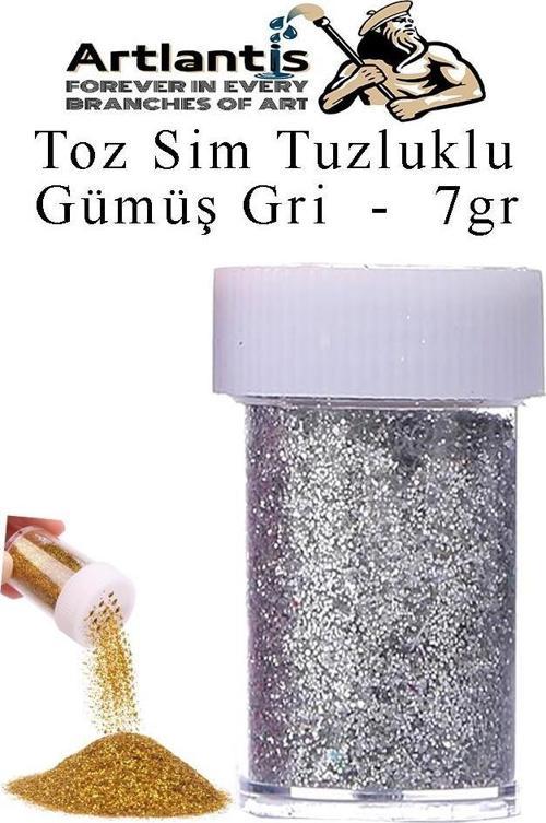 Renkli Toz Sim Tuzluklu 7 gr 1 Adet Renkli Toz Sim Epoksi Reçine Okul Etkinlik Dekarasyon Slime