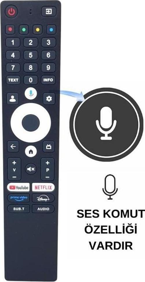 Strong Android LED TV Kumandası - Ses Komutlu