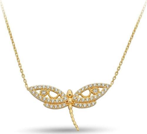 Kadın Sarı Yusufçuk Altın Kolye