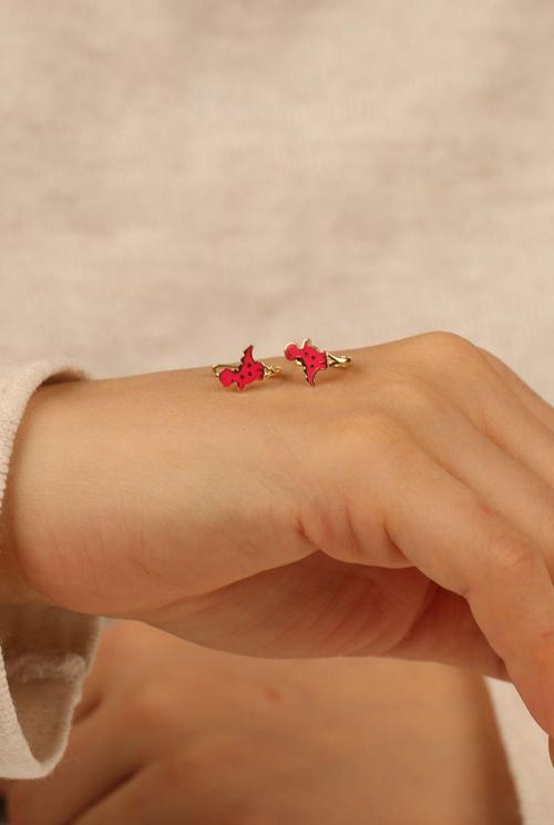 Ejderha Çocuk Altın Küpe