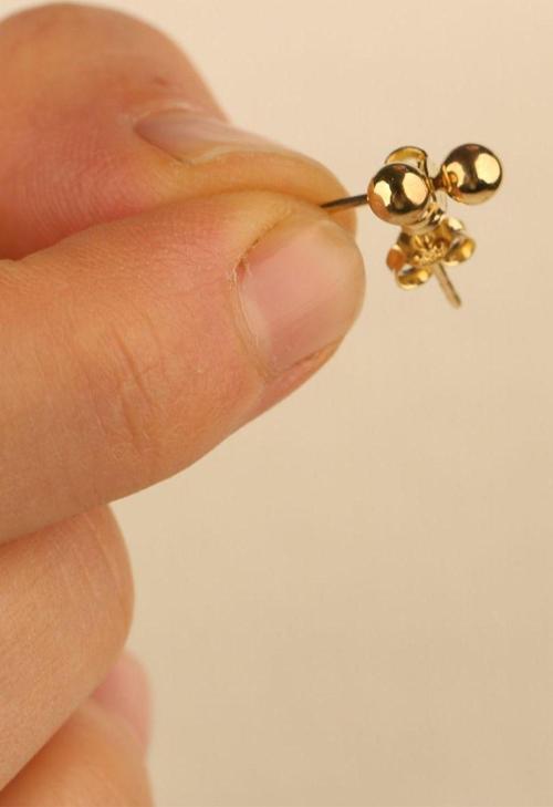 14 Ayar 2Mm Top Altın Küpe