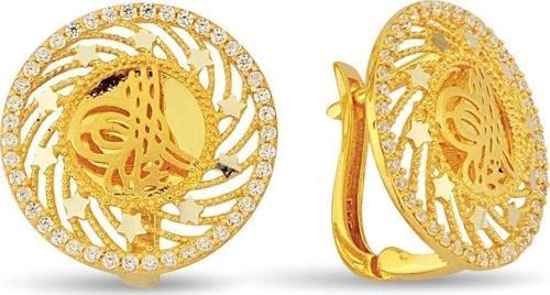 Tuğra Altın Küpe 02