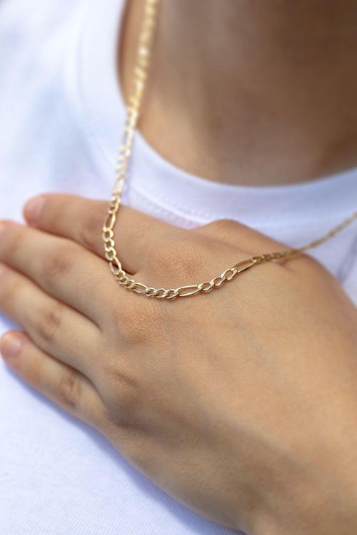 Figaro 14 Ayar Altın Kolye