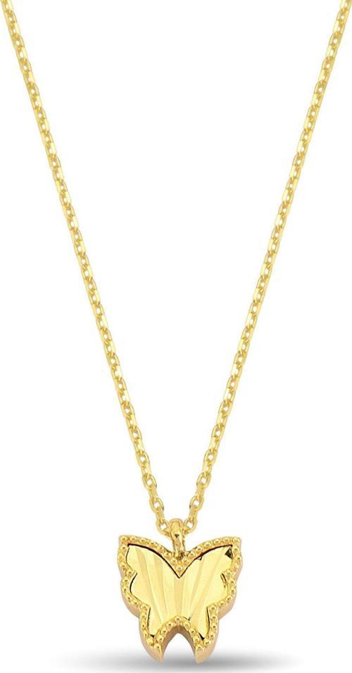 Kelebek Altın Kolye