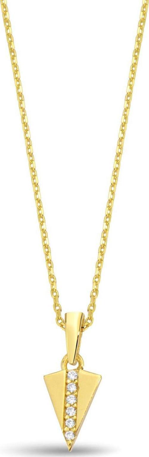 Üçgen Altın Kolye