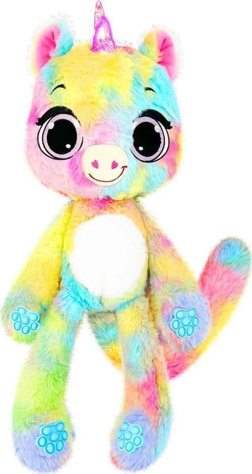 Bubble Pops Raspberry Burst Unicorn: Kokusuyla Büyüleyen Şişme Peluş Unicorn!