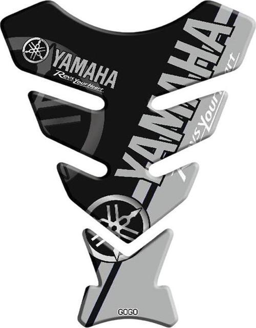 Universal Motosiklet Tank Pad Yamaha Gri