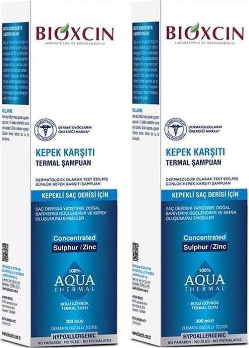 Aqua-thermal 300 ML Kepek Karşıtı 2 Adet Şampuan