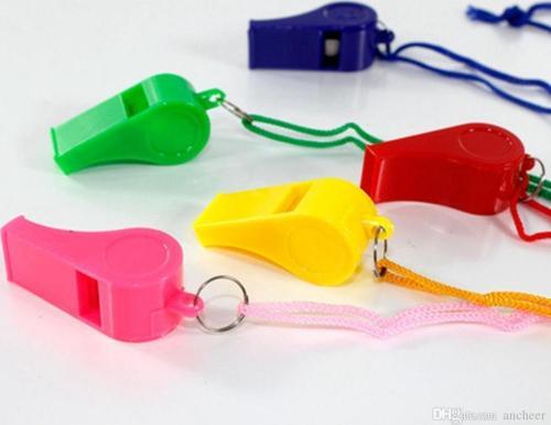 Plastik Ipli Hakem ve Deprem Düdüğü ( 10 Adet)