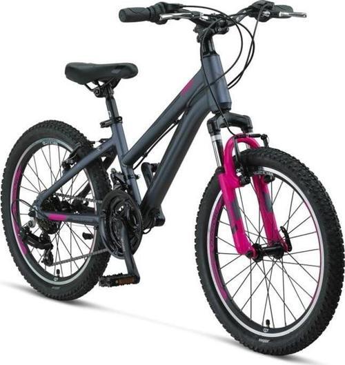 WILDFIRE L-20-V KIZ ÇOCUK BİSİKLETİ 280H 20 JANT 18 VİTES ANTRASİT PEMBE