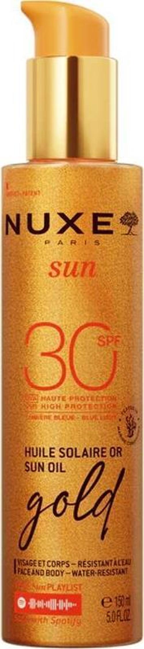 Altın Işıltılı Bronzlaştırıcı Güneş Koruyucu Yağ SPF30 150 ml
