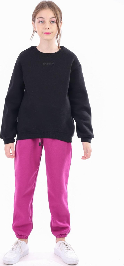 Toontoy Kız Çocuk Nakışlı Sweatshirt