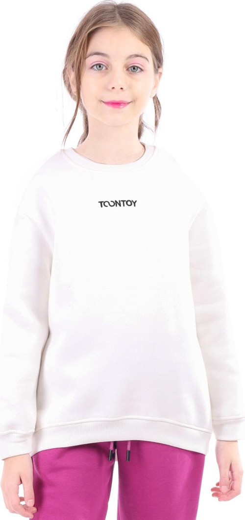 Toontoy Kız Çocuk Nakışlı Sweatshirt
