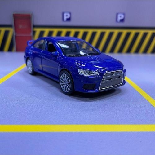 Mitsubishi Lancer EVO X 1/36 Ölçek Welly Diecast Metal Model Araba Oyuncak Araba Çek Bırak