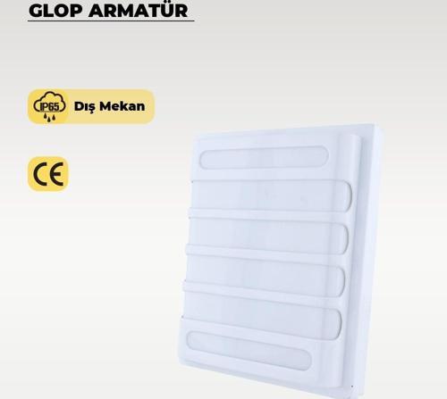 30W Komet Led Armatür Beyaz Kasa 3200K Sarı Işık