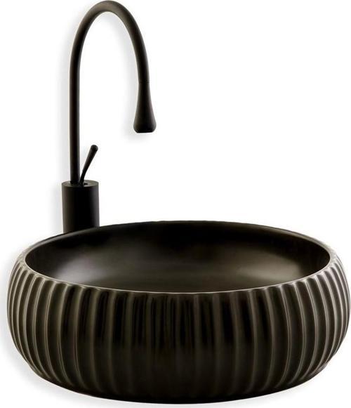 TEZGAHÜSTÜ LAVABO (SİYAH) E-4161S