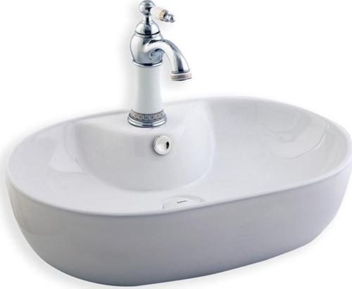 TEZGAH ÜSTÜ ÇANAK LAVABO E-4108 BEYAZ