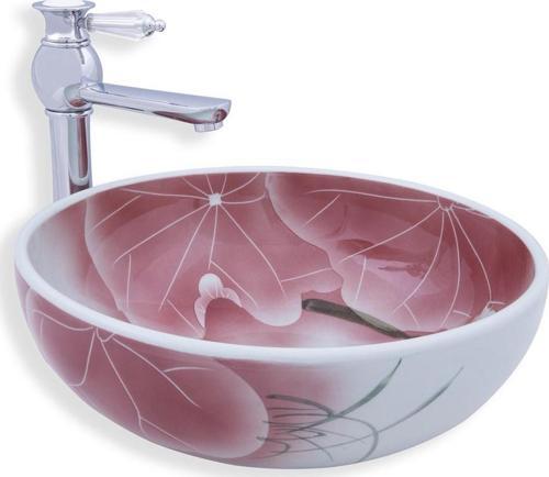 TEZGAH ÜSTÜ ÇANAK LAVABO E-6008 DESENLİ