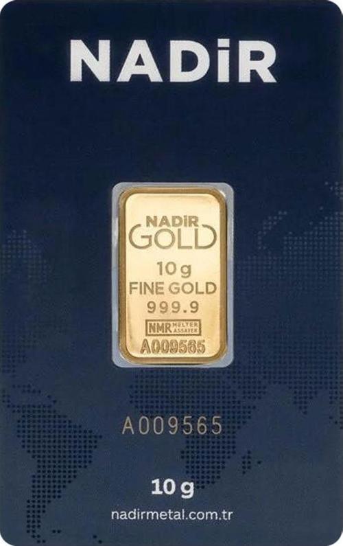 10 gr 24 Ayar 999.9 Milyem NadirGold Gram Altın