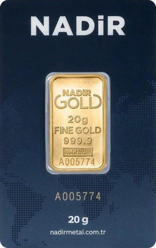 20 gr 24 Ayar 999.9 Milyem NadirGold Gram Altın