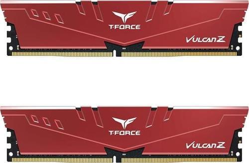 T-Force Vulcan Z Red 32GB 2x16GB 3200MHz CL16 DDR4 Gaming Ram (TLZRD432G3200HC16FDC01)