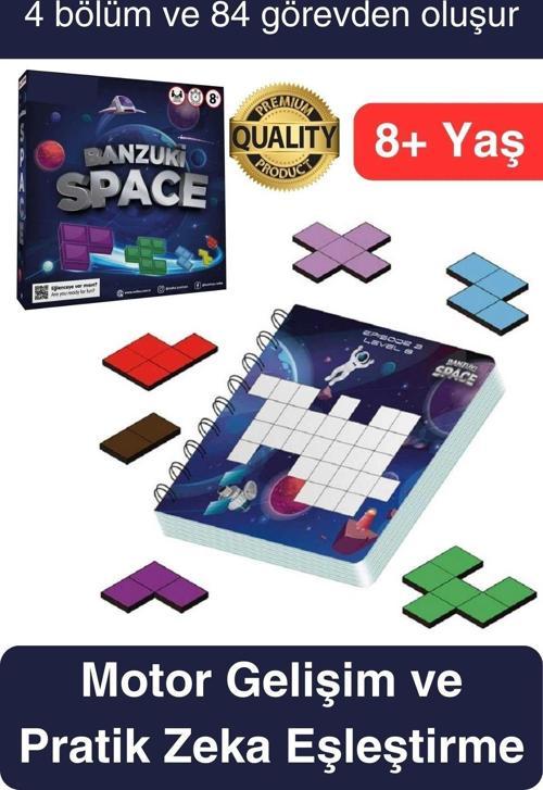 Premium Hayal Gücü Eşleştirme Beceri ve Zeka Geliştirici Banzuki Space Uzay Eğitici Akıl Oyun Seti