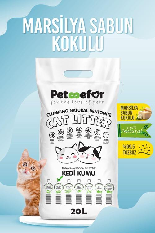  20 Lt Marsilya Sabunlu Kedi Kumu