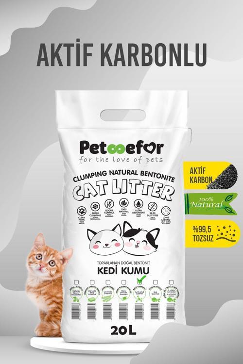20 Lt Aktif Karbonlu Kedi Kumu