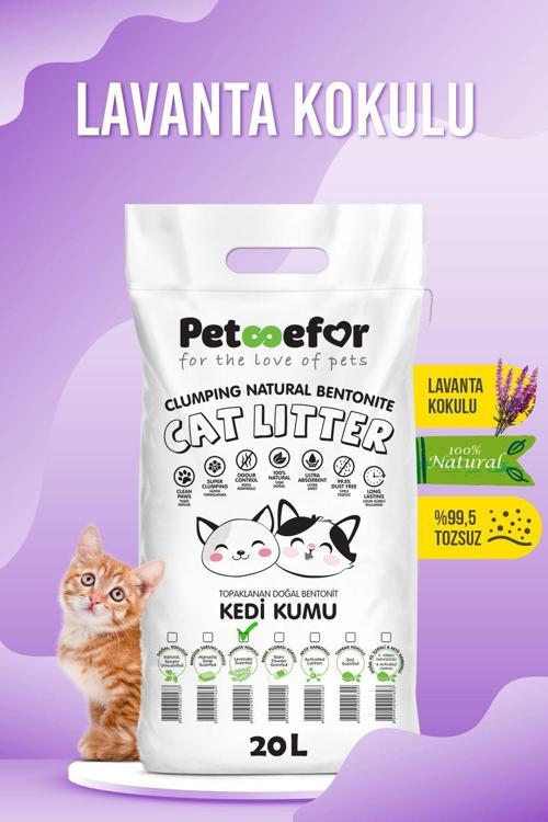 20 Lt Lavantalı Kedi Kumu