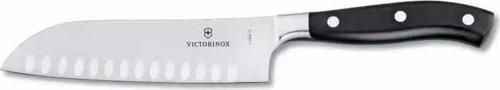 7.7323.17G 17cm Siyah Dövme Çelik Santoku Bıçağı, Hediye Kutulu