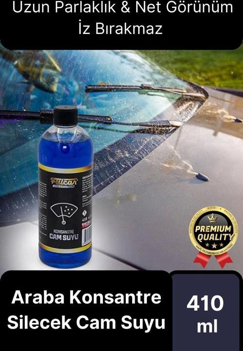 Kolay Kullanım Uzun Parlaklık Net Görünüm İz Bırakmaz Araba Oto Konsantre Silecek Cam Suyu 410 mL