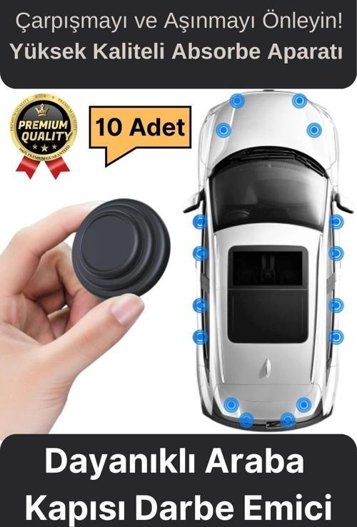 Yüksek Kalite Dayanıklı Çarpma Engelleyici Araba Oto Kapı Sesi Darbe Emici Absorbe Aparatı 10 Adet