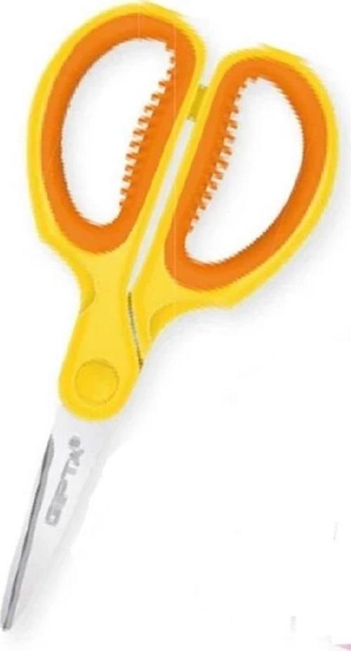 KUT UCLU KAYDIRMAZ PLASTIK SAPLI COCUK MAKAS K706  1 Adet