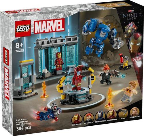 Super Heroes 76315 Iron Man's Laboratory: Hall of Armor