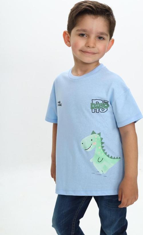 Toontoy Erkek Çocuk Dinazor Yazı Baskılı Tişört