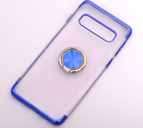 Galaxy S10E Kılıf Zore Gess Kenarları Renkli Yüzük Aparatlı Kılıf