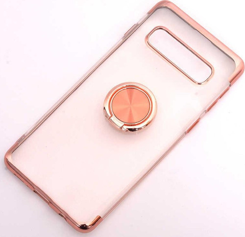 Galaxy S10E Kılıf Zore Gess Kenarları Renkli Yüzük Aparatlı Kılıf