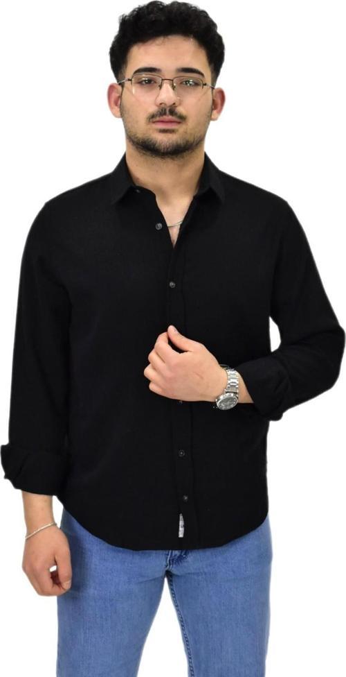Erkek Spor Silim Fit Uzun Kol Gömlek G5011 BGL-ST04495