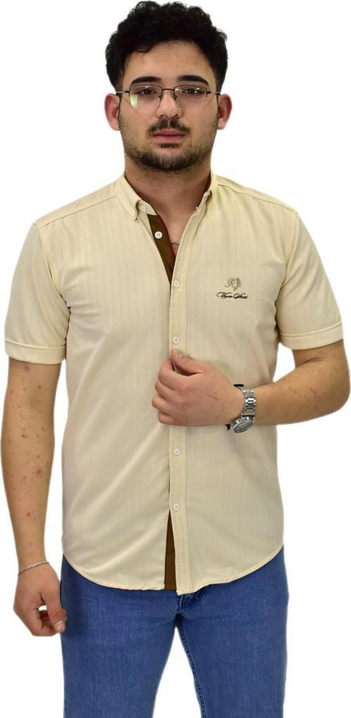 Erkek Spor Silim Fit Kısa Kol Gömlek BGL-ST04481