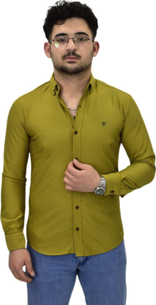 Erkek Spor Silim Fit Uzun Kol Gömlek BGL-ST04482