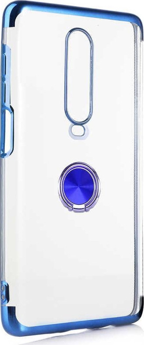 Xiaomi Redmi K30 Kılıf Zore Gess Kenarları Renkli Yüzük Aparatlı